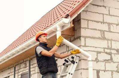 Pose et remplacement de gouttières à Fresnoy-Andainville